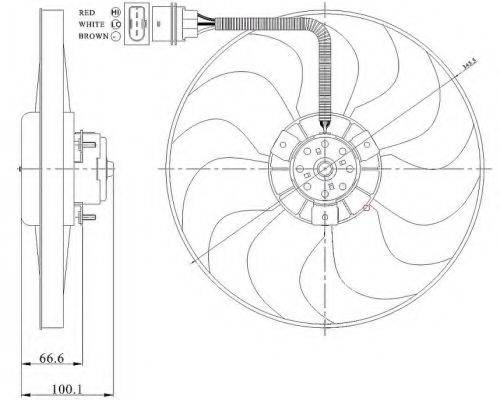 Fan, engine cooling